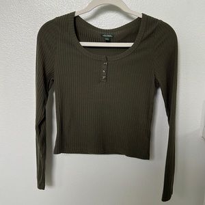 Wild Fable l/s shirt (olive)